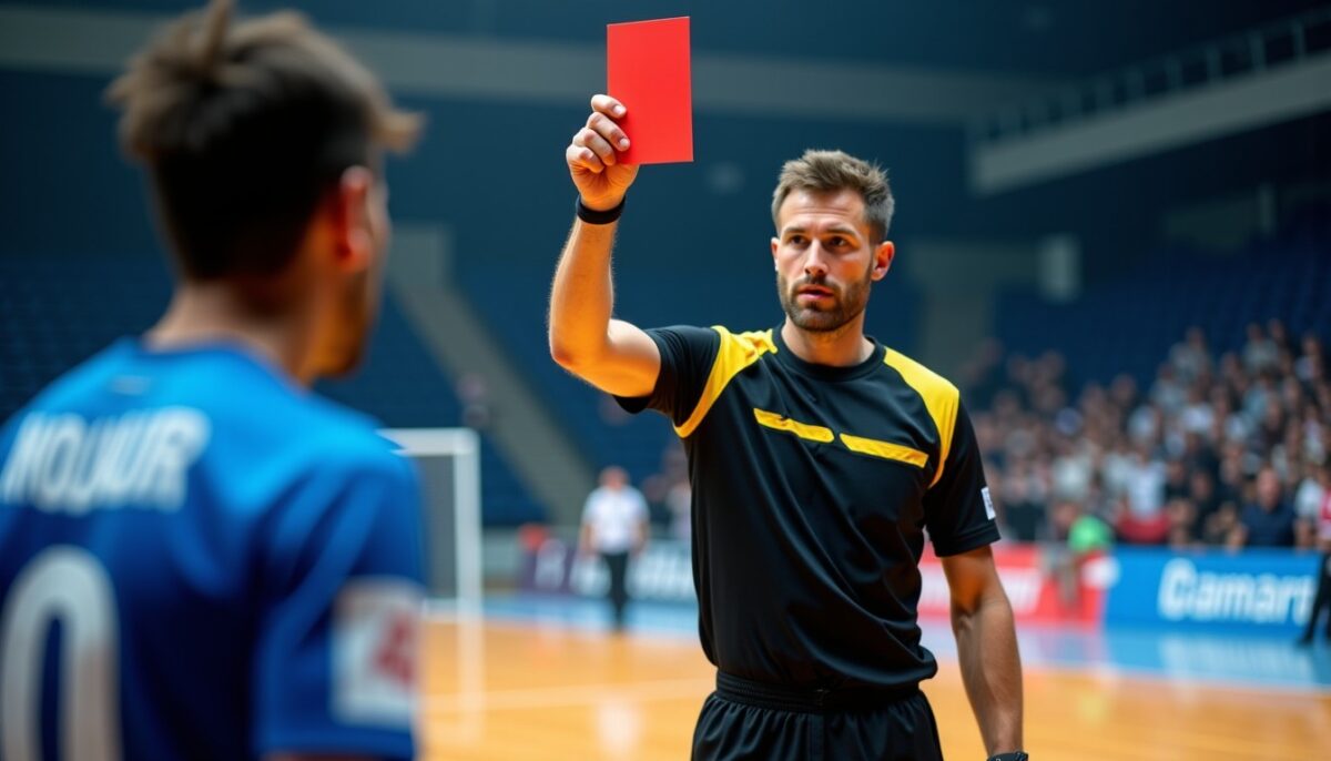 Carton rouge au handball : comprendre les règles, les sanctions et leurs impacts essentiels